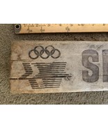 1984 Los Angeles Summer Olympics Games Plaque wood sign Vons - £55.50 GBP