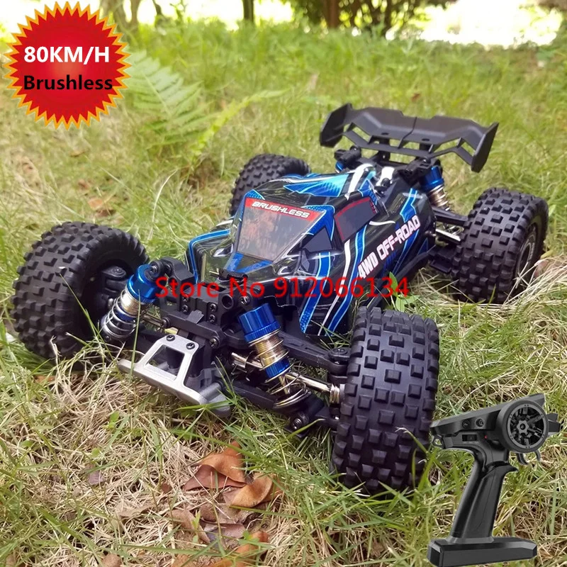 80KM/H With Brushless RC Racing Car 2.4G 4WD Electric High Speed Off-Road - £162.91 GBP+