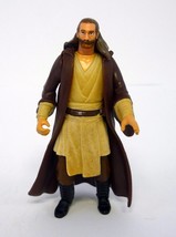 Star Wars Qui-Gon Jinn Episode 1 Action Figure Near Complete C9+ 1999 - $3.70