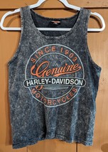 Harley Davidson Tank Top Women Sz XS Genuine Motorcycles Made in USA Man... - $14.50