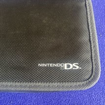Official Nintendo DS Lite Carrying Case - Black Soft w/ Zipper Console + Games - £15.66 GBP