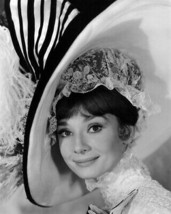 Audrey Hepburn wears big hat My Fair Lady classic portrait 8x10 inch photo - £7.67 GBP
