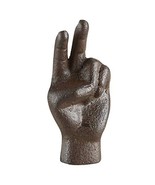47th &amp; Main Sculpture Tabletop Décor, 4.5&quot; Tall, Peace Sign Hand - $27.28 CAD