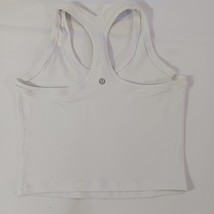 Lululemon Tank Top Women&#39;s White Athletic Yoga Gym Chest Measured 34 - $22.76
