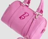 Barbie X Roots Mini Banff Leather Tote Bag/ Crossbody&amp; Barbie  Charm~Pin... - £438.59 GBP