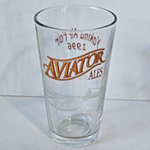 Aviator Ales 1996 Yakima Air Fair Beer Pint Glass 16oz 5 7/8&quot; Tall - £11.75 GBP