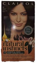 Clairol Natural Instincts Creme Hair Color 31 DARKEST BROWN Coffee Creme Damaged - £33.51 GBP
