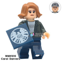 Carol Danvers Captain Marvel Superhero Single Sale Minifigures Block Toy - £2.51 GBP
