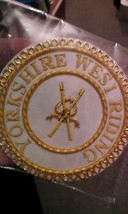 Craft Dress Apron Badge -  Yorkshire West Riding - Director Ceremonies - $10.46