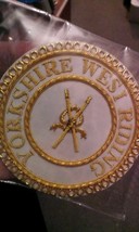 Craft Dress Apron Badge -  Yorkshire West Riding - Director Ceremonies - £8.19 GBP