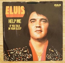 Vintage Elvis Presley RCA 45 Record APBO-0280 Help Me If You Talk In You... - £30.17 GBP