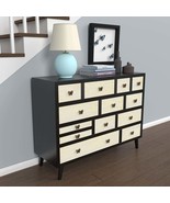 Papillon Black 13-Drawer Sideboard | Patio Furniture - $914.15 CAD