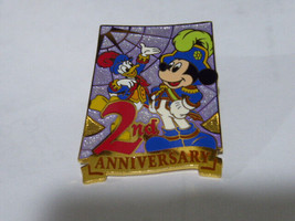Disney Trading Pins 25040 TDR - Mickey &amp; Donald - Purple - 2nd Anniversary G - £7.46 GBP