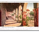 Veranda of Mission San Juan Capistrano California CA UDB Postcard H25 - $2.92