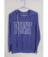 Victoria&#39;s Secret PINK Light Weight Hoodie Purple Women&#39;s Size Medium - $277.88 MXN