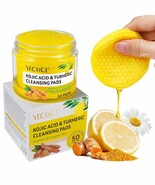 Turmeric Cleansing Pads, Turmeric Exfoliating Face Scrub Pads, Turmeric ... - $14.99