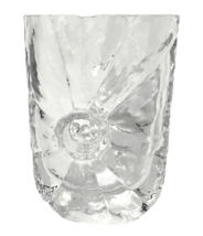 Sea Glasbruk Rune Strand Sunburst Glass Vase 5.75&quot;H 4&quot;W MCM Hovmantorp Sweden - £28.76 GBP