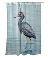 Betsy Drake Little Blue Heron Shower Curtain - £85.65 GBP