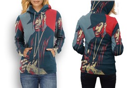 Busta Rhymes Hip Hop  Womens Graphic Zipper Hooded Hoodie - £27.63 GBP+