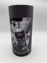 Elemental Slim Can Cooler Koozie Insulated Black Camo 12oz Skinny Cans Seltzer - £17.12 GBP