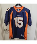 Reebok On Field Tim Tebow #15 Denver Broncos NFL Stitched BLUE Jersey Me... - $44.54
