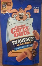 Canine Carry Outs Snausages in a Blanket Beef &amp; Cheese Flavor Dog Snacks... - $32.30
