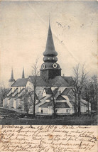 Varhems Sweden Klosterkyrka Udb Postcard c1906 - £6.84 GBP