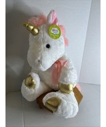 Spark Create Imagine white Unicor with pink bow and gold horn Exclusive ... - $9.50