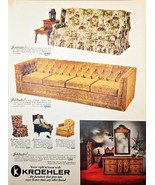 KROEHLER - HOME FURNITURE - Cape Cod-Elegance - 1968 Vintage Print Ad - $8.15