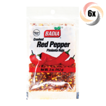6x Bags Badia Crushed Red Pepper Pimienta Roja Seasoning | .5oz | Gluten Free! - £12.35 GBP