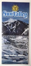 Sun Valley Idaho Ski Resort Brochure Vintage Skiing Ephemera 1970s or 1980s - £15.02 GBP