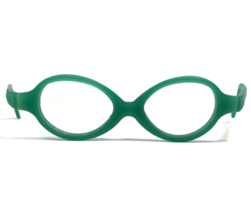 Miraflex Kids Eyeglasses Frames BABY ZERO Rubberized Green Round 23-15-105 - £36.55 GBP