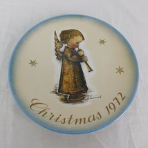 Schmid 1972 Christmas Sister Berta Hummel Child with Flute Plate Holiday Vintage - £11.35 GBP