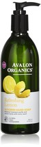 Avalon Organics Glycerin Liquid Hand Soap Lemon -- 12 fl oz - £19.97 GBP
