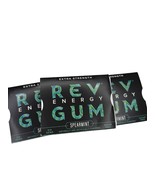 3 x Rev Energy Gum Extra Strength Spearmint Sugar Free 100mg Caffeine Pe... - $61.35 CAD