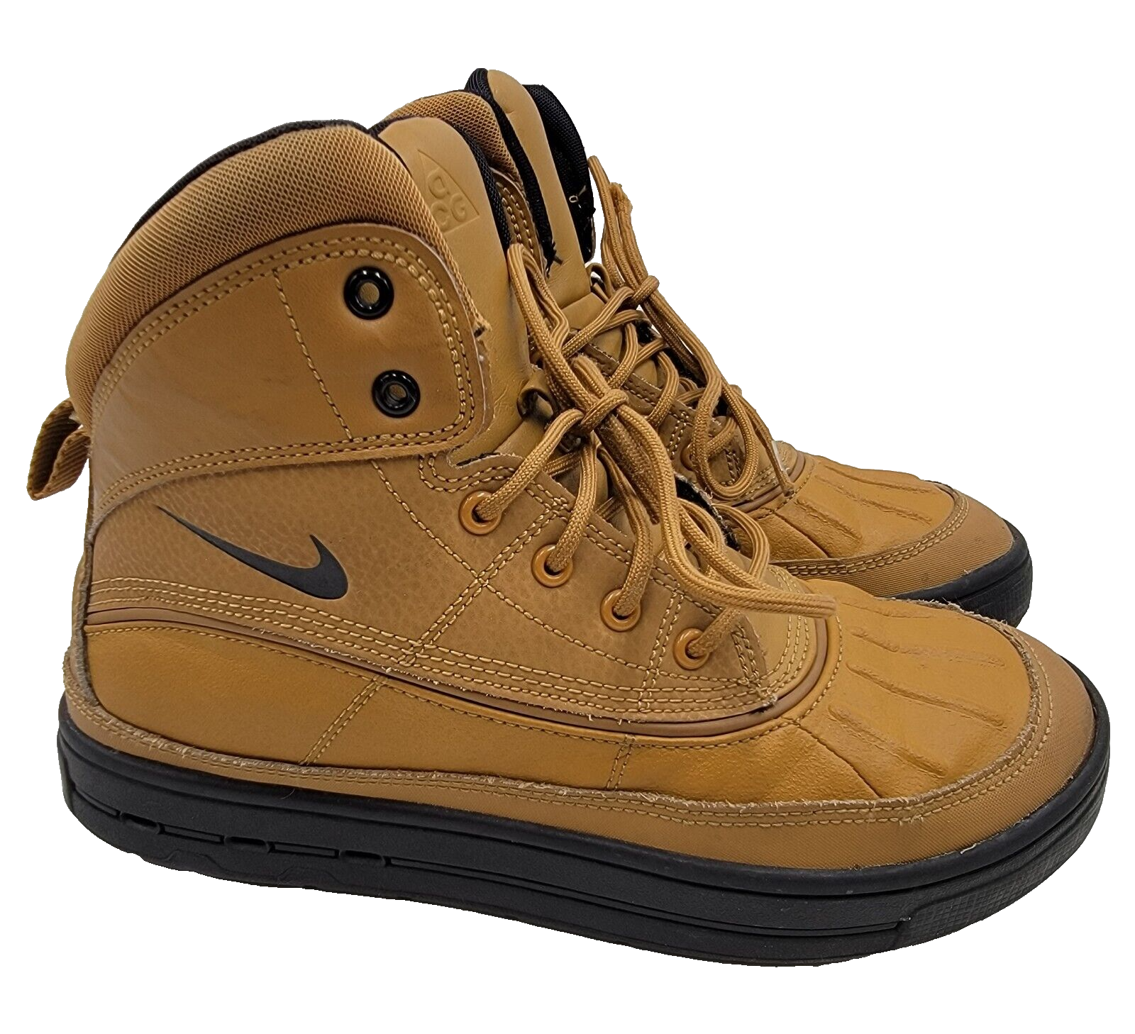 Nike Woodside 2 ACG Boots High Wheat Youth Size 6Y Womens Size 8 - 524872-703 - £31.71 GBP
