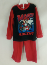 Super Mariokart Fleece Pajamas Sleepwear Set Boys Size 4-5 - $6.92