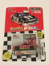 Racing Champions 1995 Edition Bill Elliott Stock Car #94 Collectors Card Display - $3.99