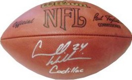 Carnell Williams signed Official NFL Tagliabue Football &quot;Cadillac&quot; - £77.83 GBP