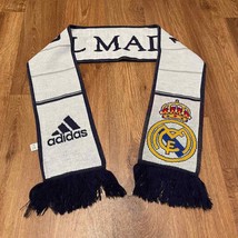 Adidas 3 Stripe Real Madrid Winter Fringe Scarf 1902-2012 La Liga Soccer UEFA - £14.16 GBP
