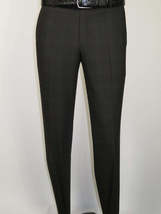 Men Suit BERLUSCONI Turkey Italian Wool 180's Single Breasted 623-01 Black Plaid image 10