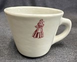 Vintage Sterling China Restaurant Ware Coffee Cup Dutch Girl-Which Resta... - $4.95