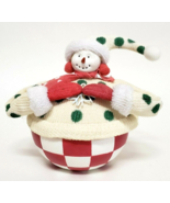 Snowman Trinket box Bauble  Winter Collection United Design - £11.85 GBP