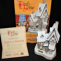 David Winter 1991 Fred’s Home Cottage in Original Box with COA - £27.49 GBP