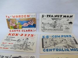 Lot of 6 QSL collectible trading cards by Viking Late 60&#39;s -70&#39;s #19 - £11.72 GBP