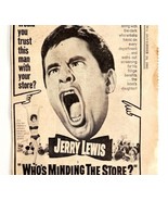 Jerry Lewis Film Advertisement 1963 Who&#39;s Minding The Store Brooklyn NYC... - £30.71 GBP