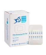 365 Transparent Film Island Dressing 5 x 7.2 cm - Pack of 50 (Ref 36590019) - €9,16 EUR