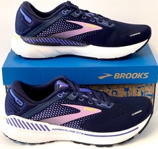 Brooks Adrenaline GTS 22 Women’s Sz 8 Narrow Running Shoes Peacoat/Blue Iris - £53.63 GBP