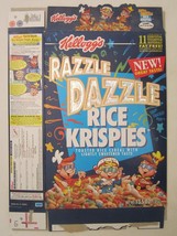 Kelloggs Cereal Box 1997 RAZZLE DAZZLE Rice Krispies 13.5 oz - £20.68 GBP