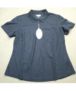 Grey Norman Golf Polo Shirt Womens XL Navy Deer Creek Play Dry Moisture ... - $26.49